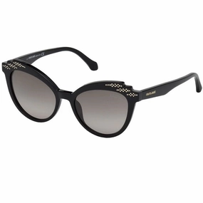 Gift Sale Event Roberto Cavalli Rc1084 01B 52 Black Grey Gradient
