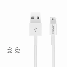 Rockrose Ivory Al 1M Lighting Cable - White Limited Time Offer