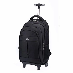Rolling Backpack School Business Wheeled Backpack Carry-On Luggage Wheeled Case Travel Duffel Bag Shop Grab Offer Gift Sale Event