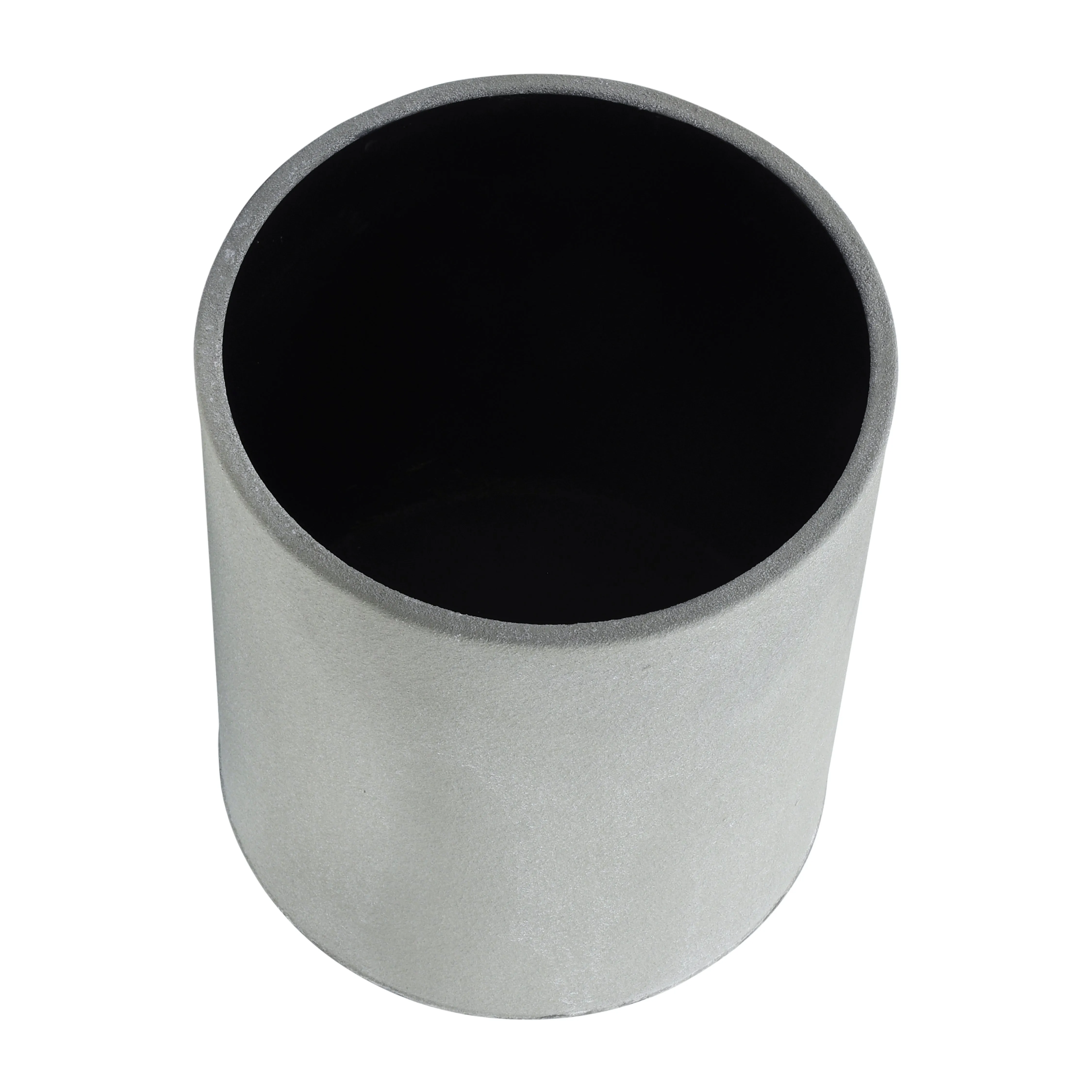 S/2 PLANTER ON METAL STAND, PUTTY/GLD