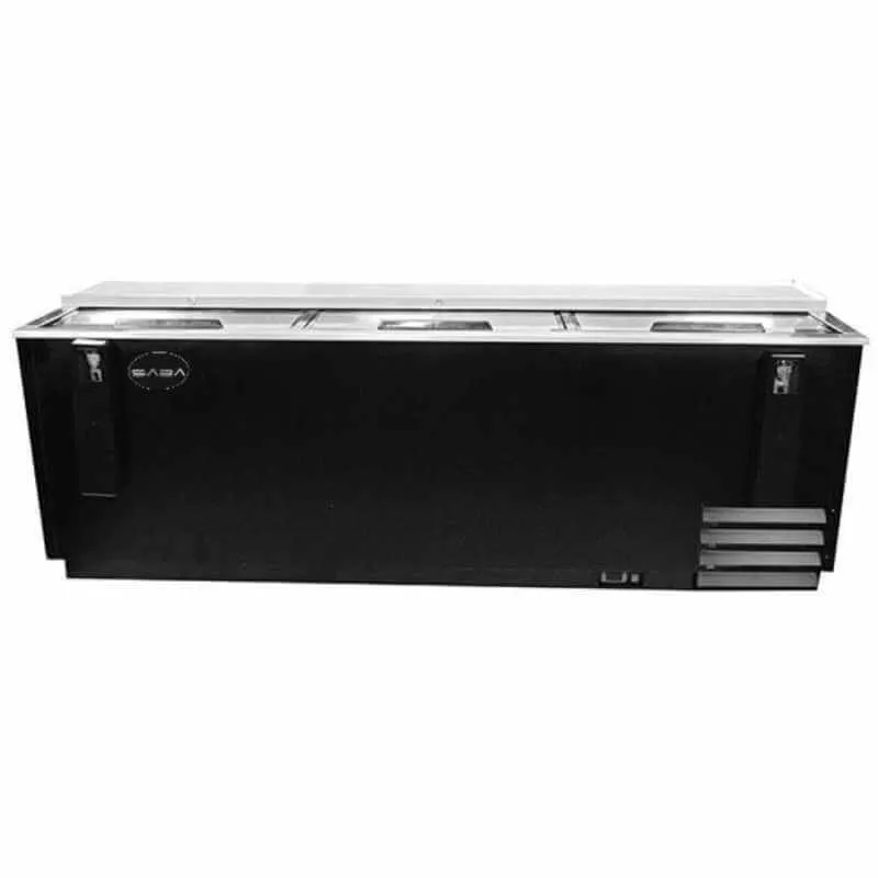 Saba - SBC-95B Commercial 95" Bottle Cooler Refrigerator Horizontal