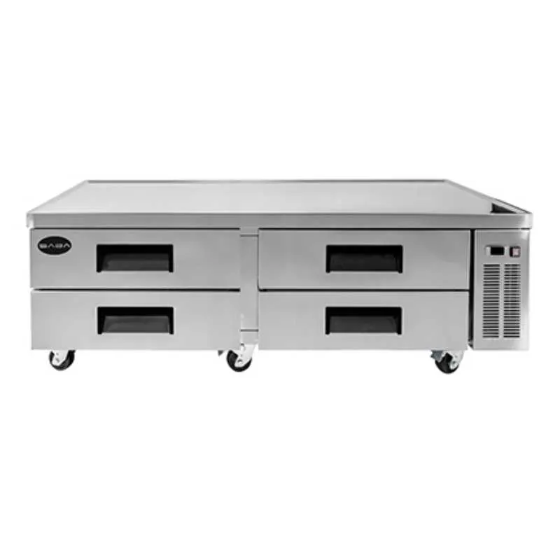 Saba - SCB-72 Commercial 72" Chef Base Refrigerator Cooler