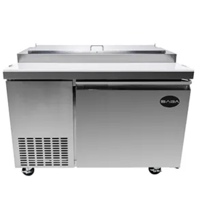Saba - SPP-44-6 Commercial 44" 6 Pan Pizza Prep Table Refrigerator