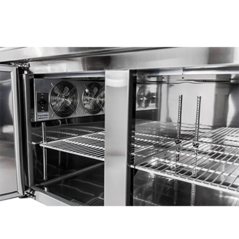 Saba - SPP-91-12 Commercial 91" 12 Pan Pizza Prep Table Refrigerator