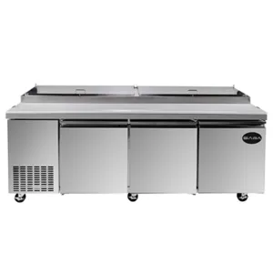 Saba - SPP-91-12 Commercial 91" 12 Pan Pizza Prep Table Refrigerator