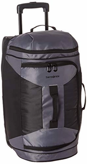 Price Drop Today Samsonite 22 Inch Rolling Duffel, Riverrock/Black, One Size