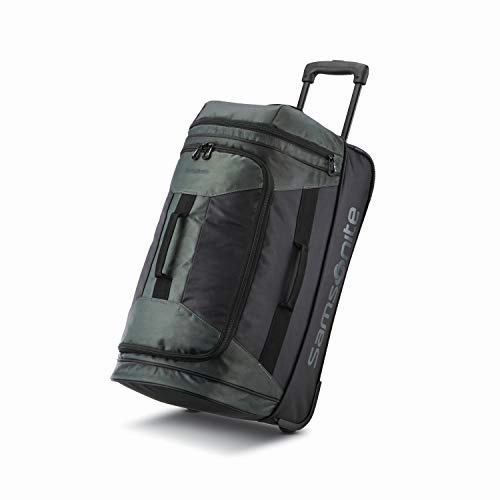 Samsonite Andante 2 Boxed Wheeled Duffel 22, Moss Green/Black Clearance Blowout