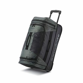 Samsonite Andante 2 Boxed Wheeled Duffel 22, Moss Green/Black Clearance Blowout