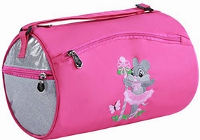 Dont Wait Save Sassi Designs Ballerina Mice Small Roll Duffel Size: Small 7" X 12"