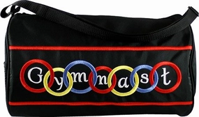 Big Price Drop Flash Pick Today Sassi Designs Gym-01 Bright Colored Embroidery Gymnastics Duffel Bag