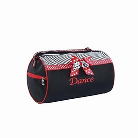 Perfect Gift Sale Sassi Designs Red "Dance" Grosgrain Ribbon Trim Mindy Small Roll Dance Duffel