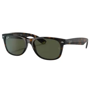 Clearance Event Today Ray-Ban New Wayfarer Rb2132F 902L - Tortoise With Green Classic G-15