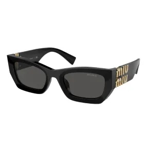 Unmissable Deal Today Price Slash Today Miu Miu Mu 09Ws 1Ab5S0 WomenS Sunglasses C Black, Dark Grey Lenses