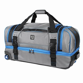 Hot Offer Event Hot Deals Today Ful Streamline 30In Soft Rolling Duffel Bag, Retractable Pull Handle, Split Level Storage, Grey