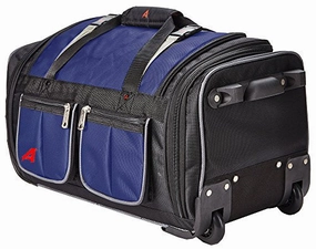 Grab It Fast Athalon 29" 15 Pocket Duffel Navy Rolling, One Size