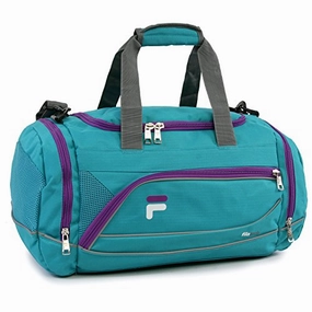 Hot Offer Ending Soon Clearance Blowout Fila Sprinter 19" Sport Duffel Bag, Teal/Purple