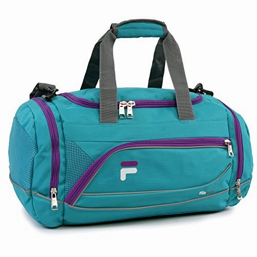 Hot Offer Ending Soon Clearance Blowout Fila Sprinter 19" Sport Duffel Bag, Teal/Purple