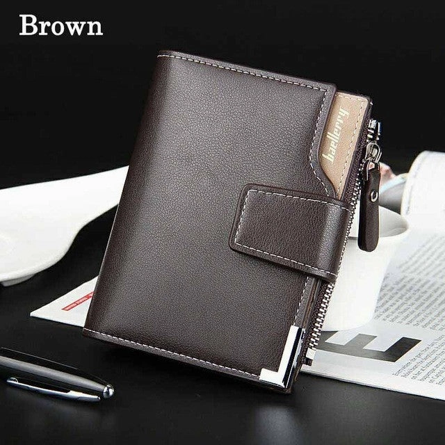 Clearance Alert Now Perfect Gift Sale Men'S Pu Leather Wallet