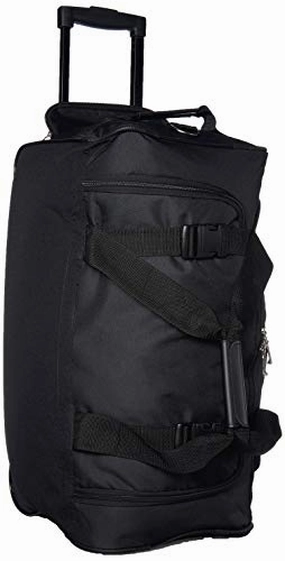 Rockland Rolling Duffel Bag, Black, 22-Inch Special Deal Frenzy