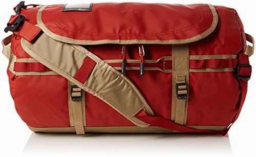Today Only Discount The North Face Base Camp Duffel - Bossa Nova Red/Kelp Tan Small