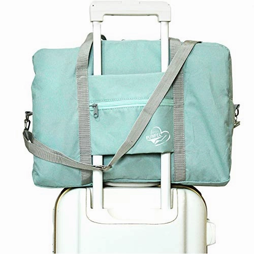 Funfel Travel Foldable Duffel Bag For Women & Men, Waterproof Lightweight Travel Luggage Bag For Sports, Gym, Vacation (-Mint Green) Special Deals Online