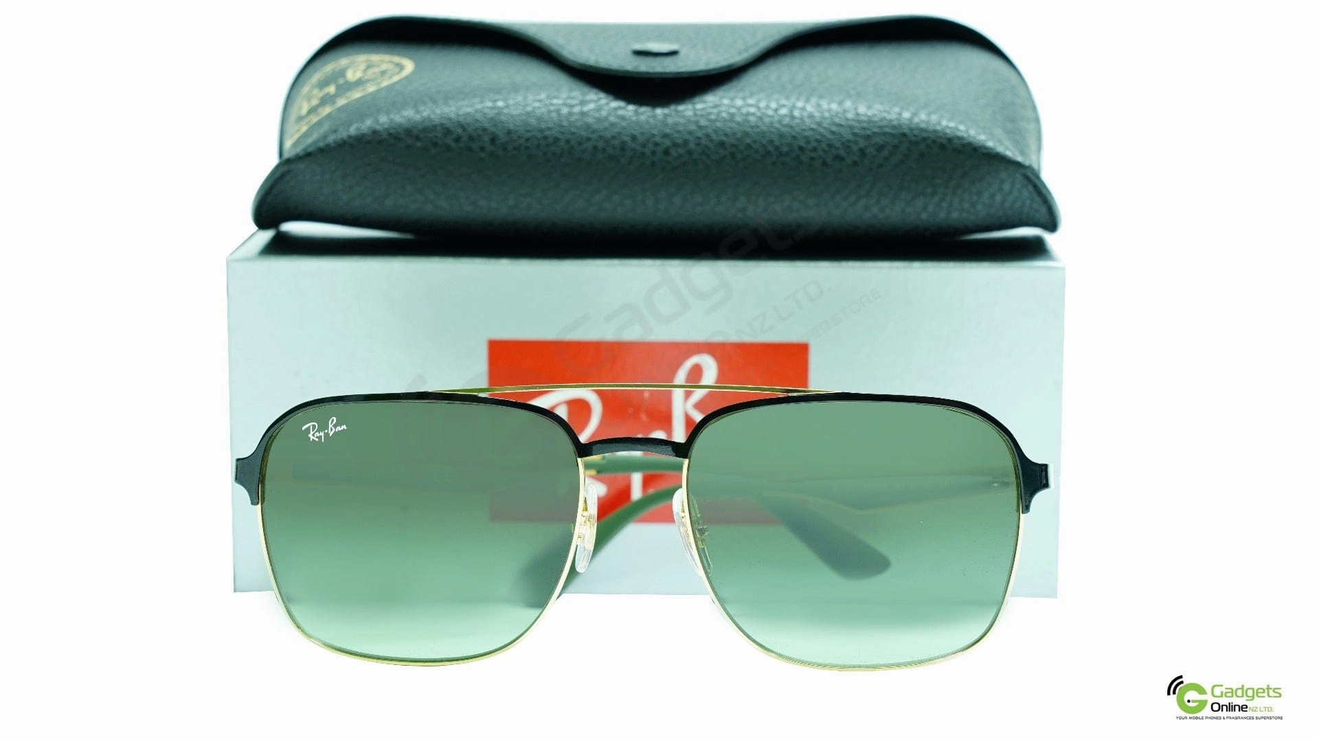 Ray-Ban Rb3570 9110E8 Black - Brown Lenses (Metal) Big Savings Alert