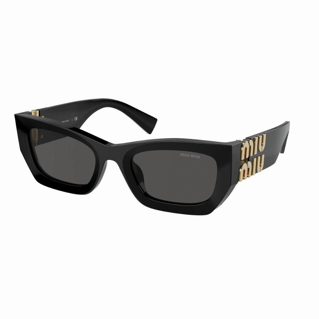 Unmissable Deal Today Price Slash Today Miu Miu Mu 09Ws 1Ab5S0 WomenS Sunglasses C Black, Dark Grey Lenses