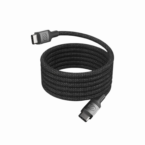 Big Hot Sale Scosche Strikeline Magnetic Usb-C To Usb-C Braided Magnetic Cable 0.9M - Black