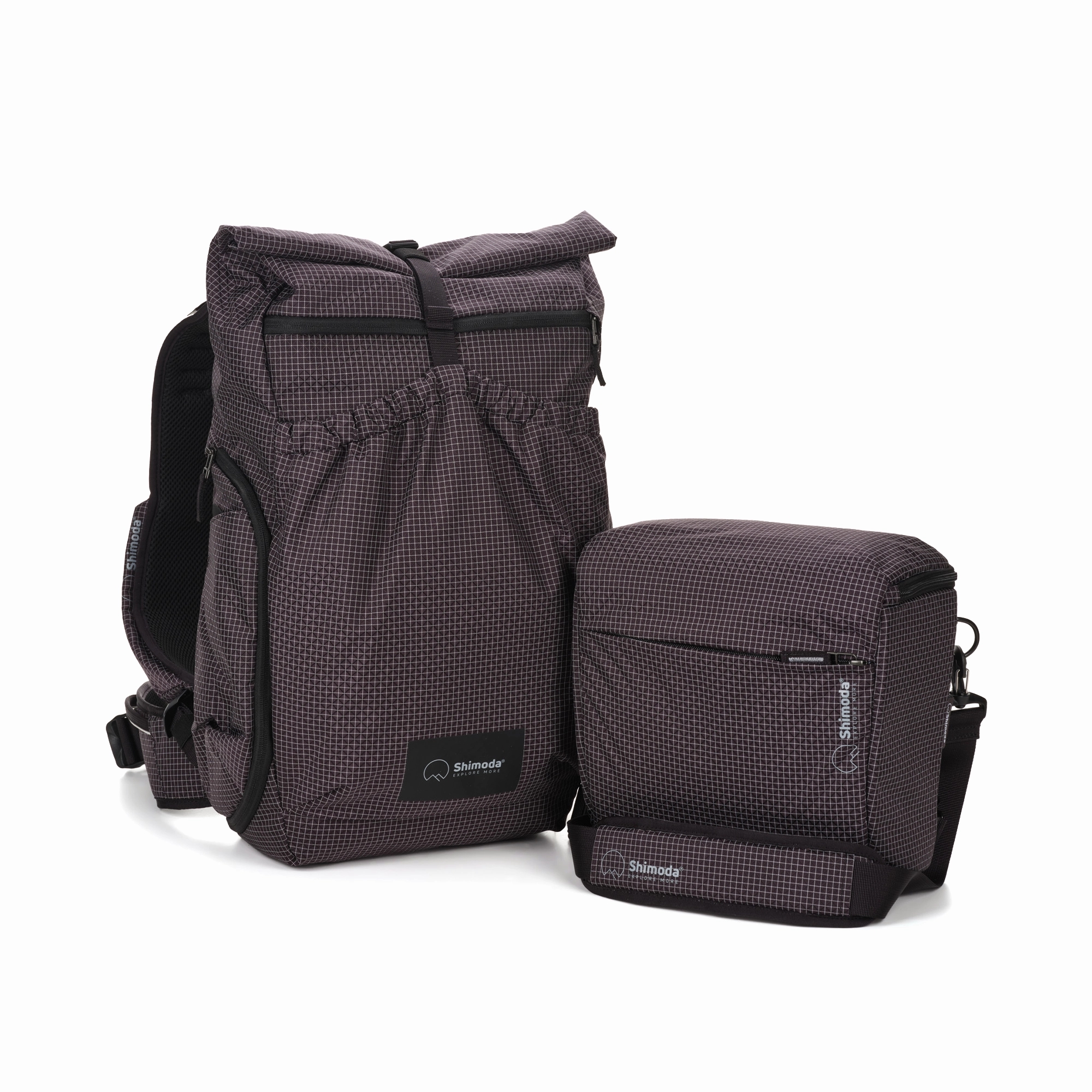 Price Drop Today Shimoda Side Lite 22 Starter Kit With Medium Modular Top Loader - Black/White