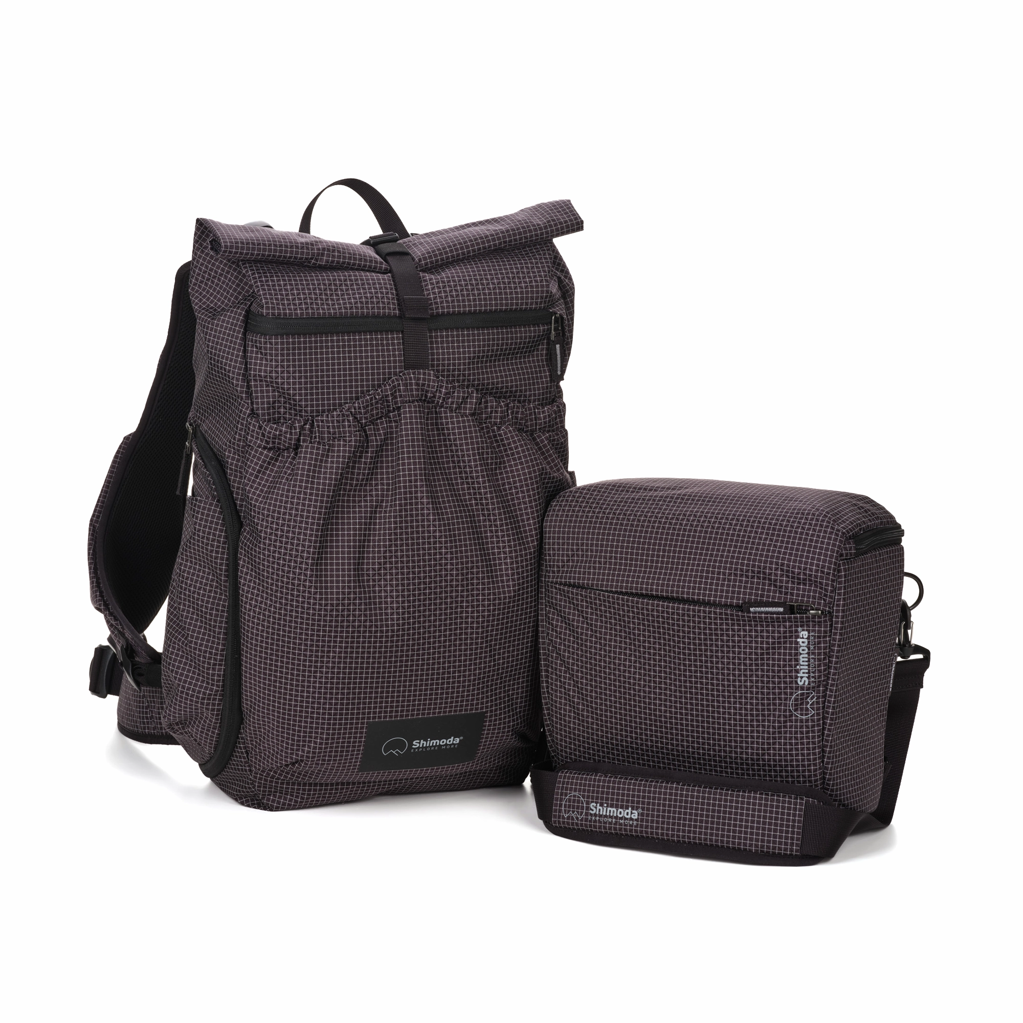 Shimoda Side Lite 22 Women'S Starter Kit With Medium Modular Top Loader - Black/White Hot Offer Inside Special Surprise Sale