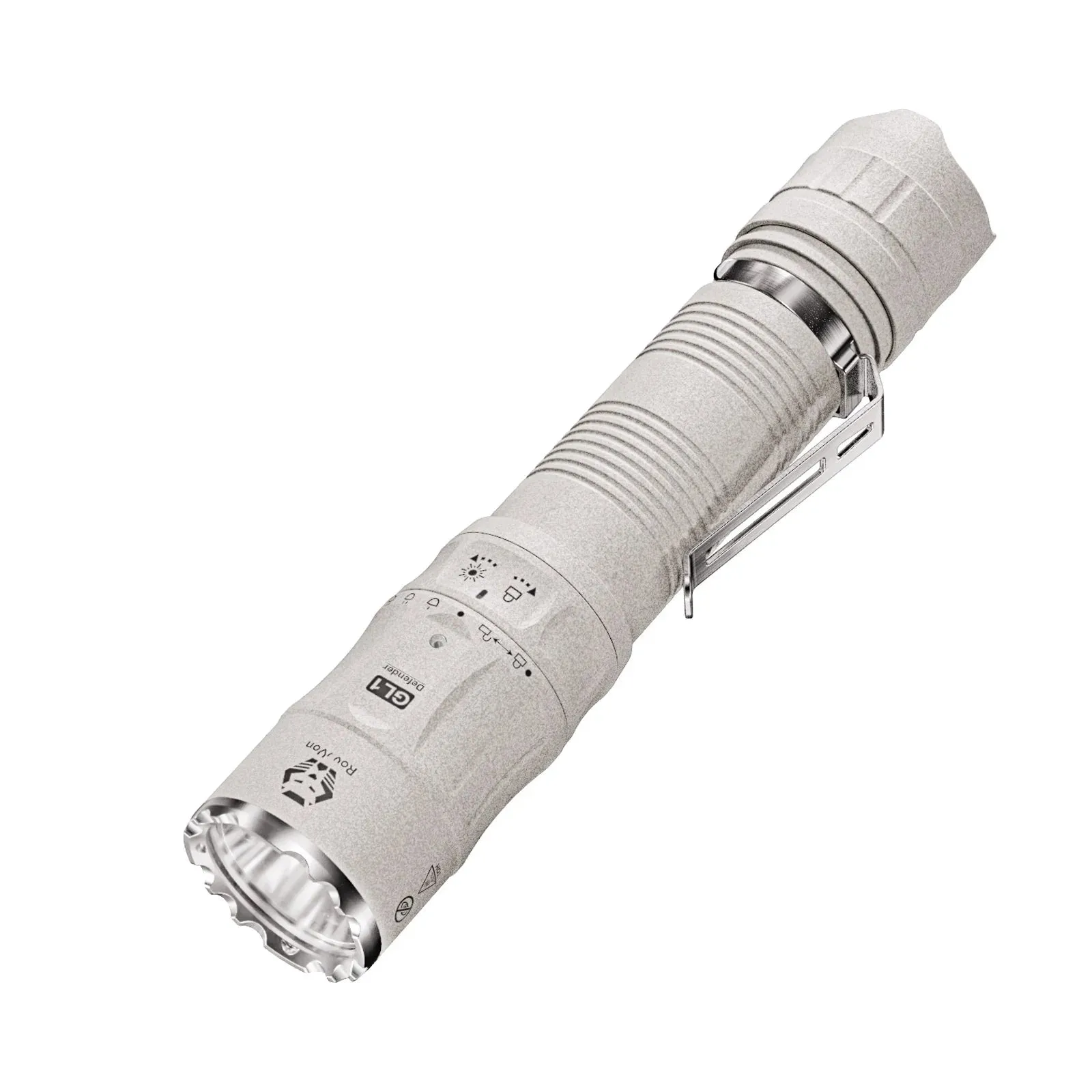 Gl1 3200 Lumens Rotary Tactical Flashlight Save Today Only