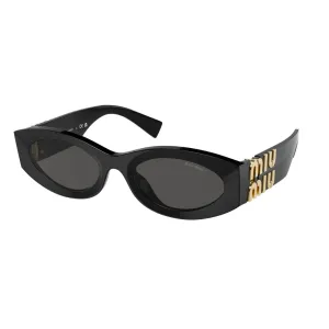 Flash Pick Today Miu Miu Mu 11Ws 1Ab5S0 WomenS Sunglasses C Black, Dark Grey Lenses