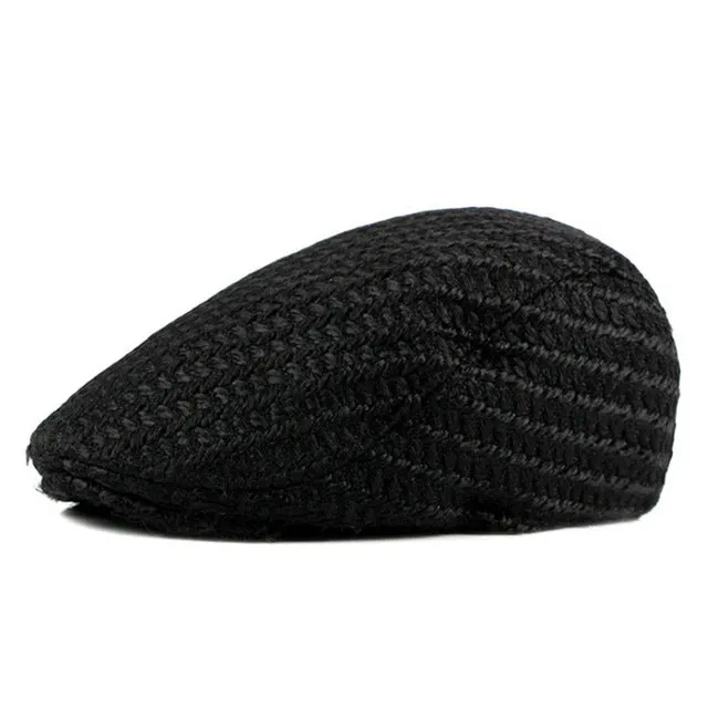 Special Surprise Sale Men'S Fashion Knitted Winter Beret Hat - Gray,Black