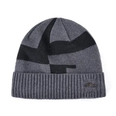Shop Grab Offer Perfect Gift Offer Men'S Winter Fashion Knitted Beanie - Black,Gray,Blue
