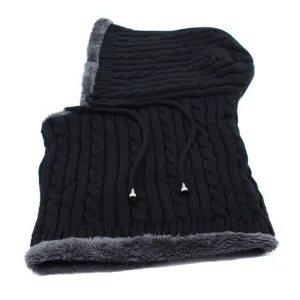 Big Savings Event Men'S Winter Knitted Scarf Beanie - Black,Gray,Navy,Wine Red,Coffee,Khaki