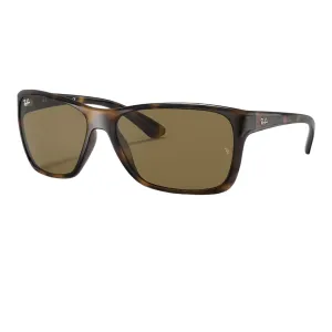 MustShop Sale Ray-Ban Rb4331 710/73 61-16 Tortoise - Nylon - Dark Brown Lenses Sunglasses