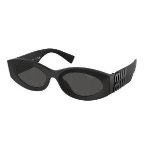 Miu Miu Mu 11Ws 1Bo5S0 WomenS Sunglasses C Matte Black, Dark Grey Lenses Hot Deal Alert Best Seller Discount