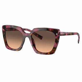 Todays Hot Pick Prada Pr 23Zs 18N50C - Begonia Cognac Tortoise Frame Brown Gradient Grey