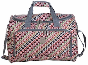 Jenni Chan Tiles 17 Inch City Duffel Bag, Multi Todays Hot Savings New Arrival Discount