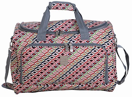 Jenni Chan Tiles 17 Inch City Duffel Bag, Multi Todays Hot Savings New Arrival Discount