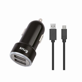 Shop Today Save Snug Car Juice Dual Usb Port Car Charger With Micro Usb Cable - 3.4A