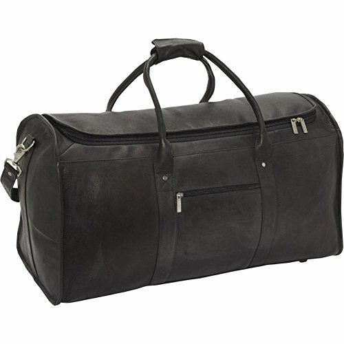 David King Leather Extra Large Duffel Bag In Black Deal Frenzy Today