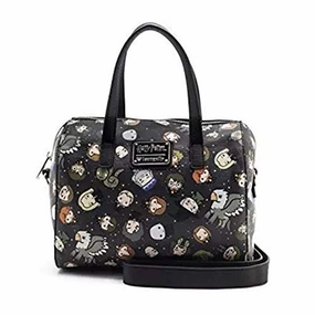Loungefly X Harry Potter Chibi Character Print Duffel Purse (One Size, Multicolored) Hot Pick of the Day Shop the Savings Now