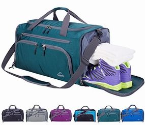 Venture Pal Packable Sports Gym Bag With Wet Pocket & Shoes Compartment Travel Duffel Bag For Men Flash Deal Today
