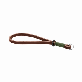 Gordy'S Lug-Mount Leather Camera Wrist Strap, Regular - Dark Brown/Green Todays Mega Savings Mega Discount Today