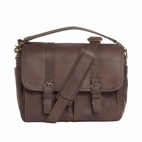 Ona Brixton Messenger Bag, Leather - Dark Truffle Big Price Drop Clearance Sale Now