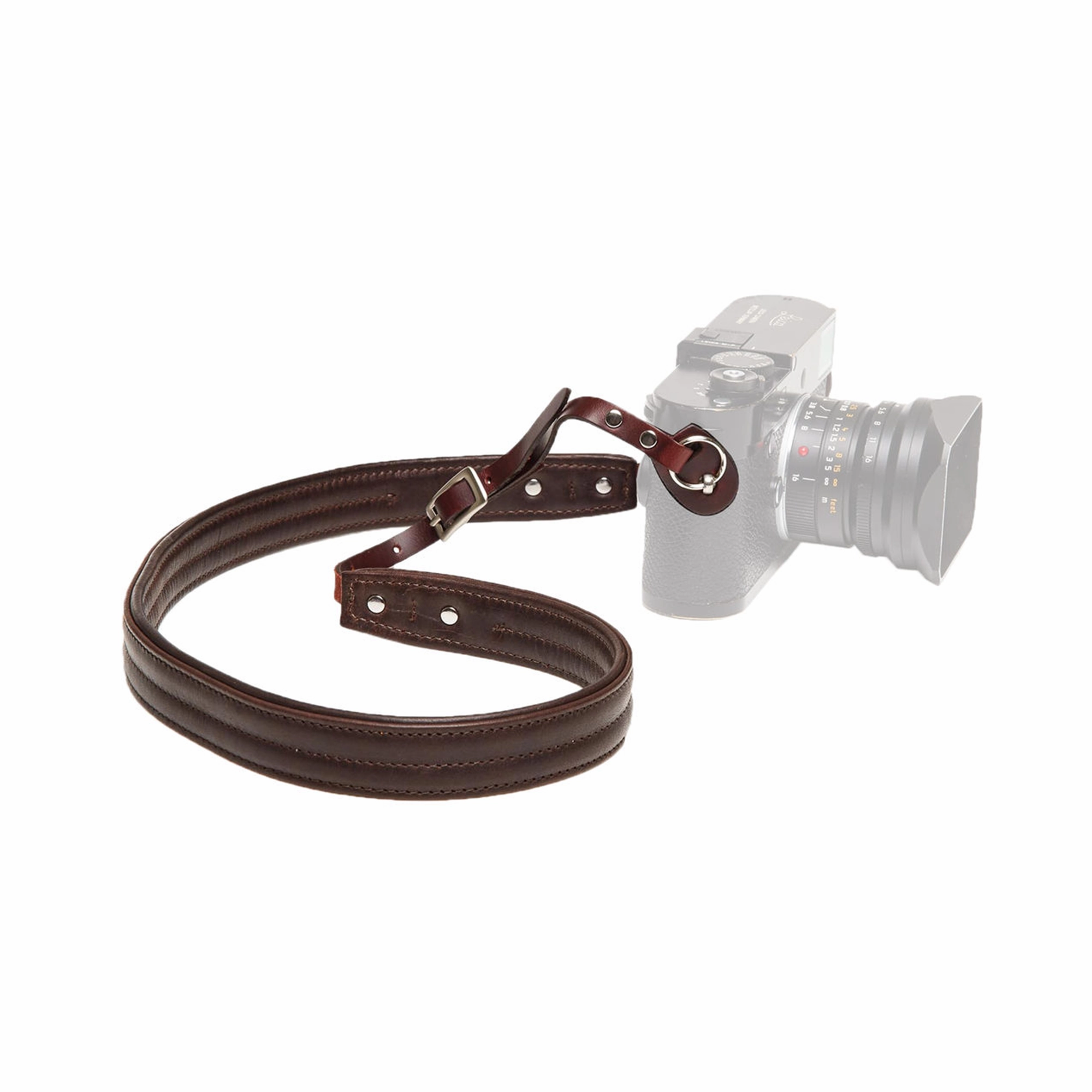Trending Savings Now Online Deal Frenzy Ona Oslo Leather Camera Strap, 40-46" - Dark Truffle