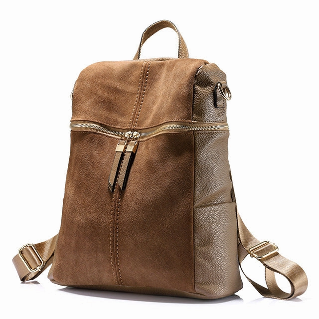 Hot Clearance Now Shop Grab Offer Vintage Women'S Leather Backpack - Black,Khaki,Red