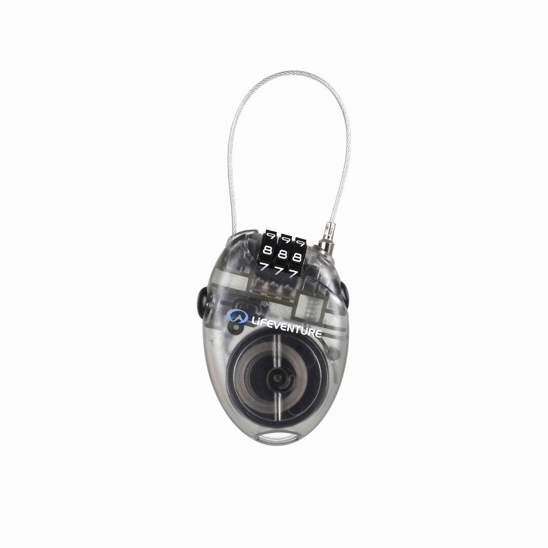 Lifeventure 3 Dial Combination Mini Cable Lock MustShop Sale