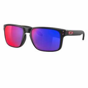 Shop Hot Deals Hot Picks Today Oakley Oo9102 Holbrook 910236 Matte Black Positive Red Iridium